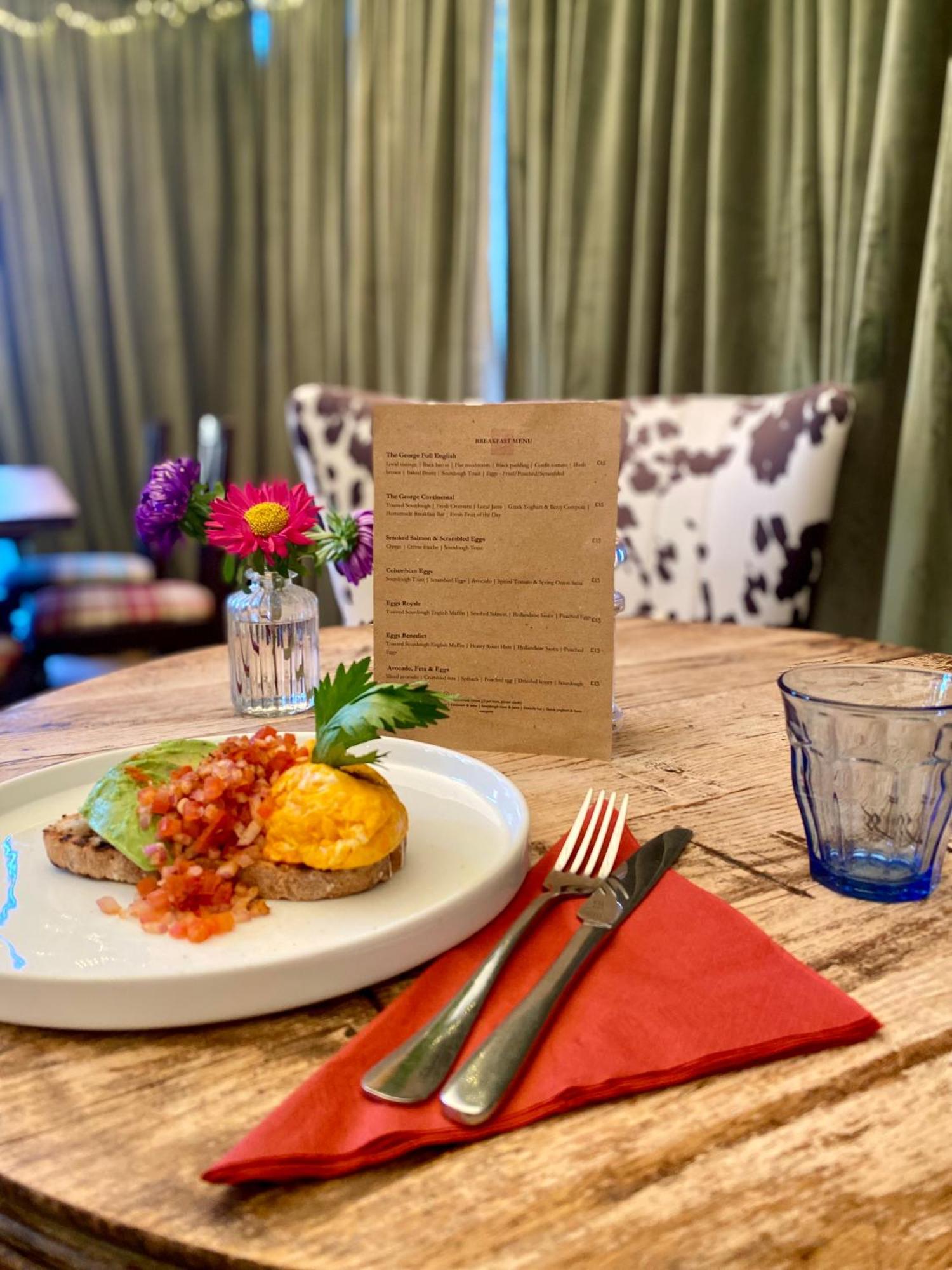 The George Inn Barford St Michael ภายนอก รูปภาพ A menu